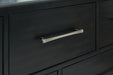 Signature Design Black Dresser and Mirror