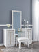 Signature Design White Vanity with Mirror