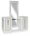 Signature Design White Vanity with Mirror