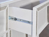 Signature Design White Dresser and Mirror