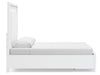 Signature Design White Queen Upholstered Storage Bed