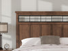 Signature Design Medium Brown King Panel Storage Bed