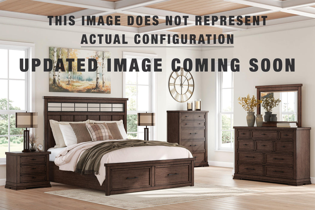 Signature Design Medium Brown Dresser and Mirror