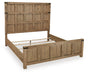 Benchcraft Light Brown King Panel Bed