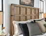 Benchcraft Light Brown King Panel Bed