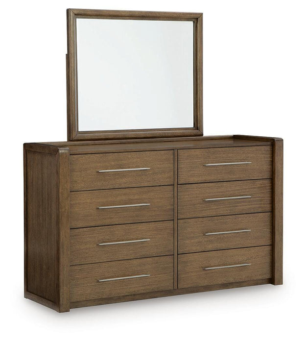 Benchcraft Brown Dresser and Mirror