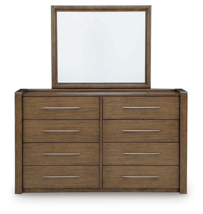 Benchcraft Brown Dresser and Mirror