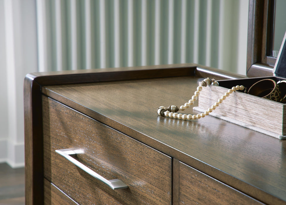 Benchcraft Brown Dresser and Mirror