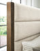 Benchcraft Brown King Upholstered Storage Bed