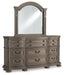 Signature Design Light Brown Dresser and Mirror