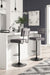 Signature Design Gray/Black Tall Swivel Barstool (2/CN)