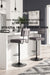 Signature Design Gray/Black Tall Swivel Barstool (2/CN)