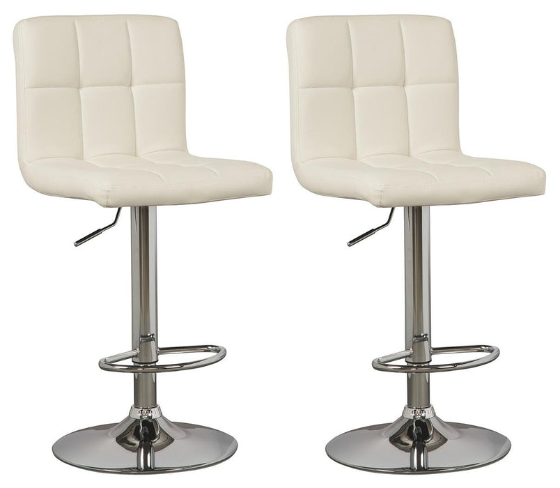 Signature Design Bone Tall UPH Swivel Barstool(2/CN)