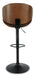 Signature Design Brown Tall UPH Swivel Barstool(1/CN)