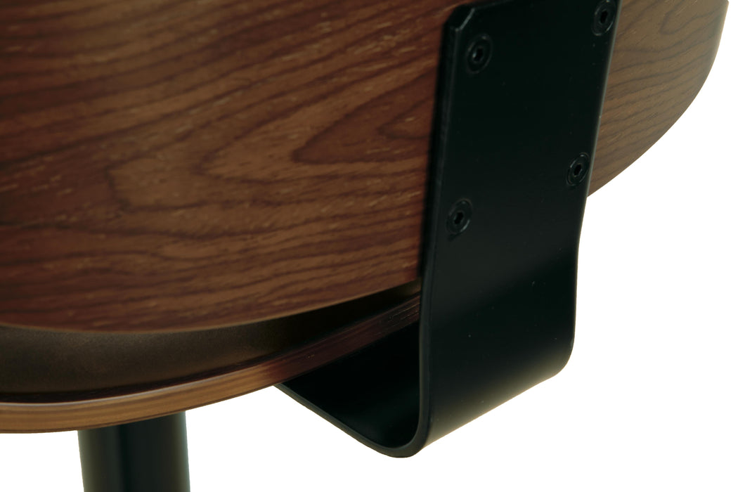 Signature Design Brown Tall UPH Swivel Barstool(1/CN)
