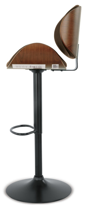 Signature Design Brown Tall UPH Swivel Barstool(1/CN)