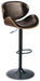 Signature Design Brown Tall UPH Swivel Barstool(1/CN)