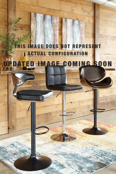 Signature Design Bone Tall UPH Swivel Barstool(2/CN)