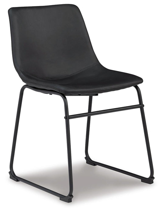 Signature Design Black Dining UPH Side Chair (2/CN)