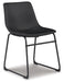 Signature Design Black Dining UPH Side Chair (2/CN)