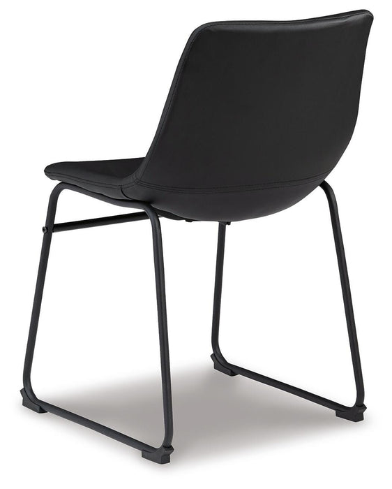 Signature Design Black Dining UPH Side Chair (2/CN)