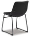 Signature Design Black Dining UPH Side Chair (2/CN)