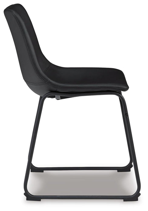 Signature Design Black Dining UPH Side Chair (2/CN)