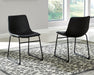 Signature Design Black Dining UPH Side Chair (2/CN)