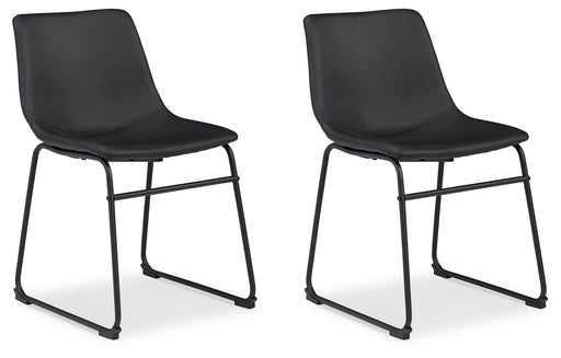 Signature Design Black Dining UPH Side Chair (2/CN)