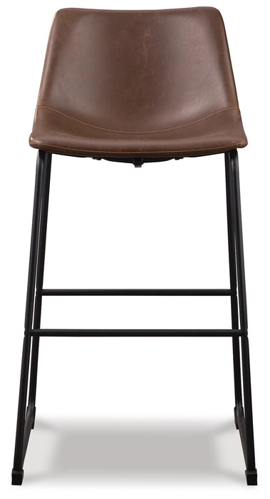 Signature Design Brown Tall UPH Barstool (2/CN)