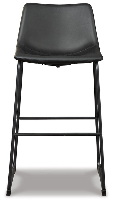 Signature Design Black Tall UPH Barstool (2/CN)