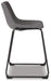 Signature Design Gray Upholstered Barstool (2/CN)