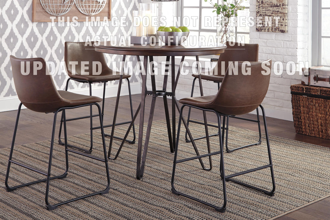 Signature Design Gray Dining UPH Side Chair (2/CN)
