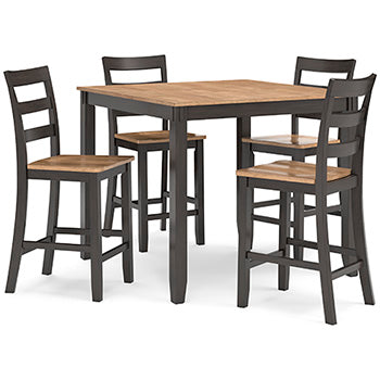Signature Design Natural/Brown DRM Counter Table Set (5/CN)