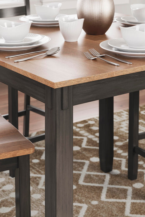 Signature Design Natural/Brown DRM Counter Table Set (5/CN)