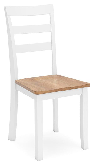 Signature Design Natural/White Dining Room Table Set (6/CN)