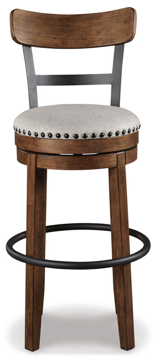 Signature Design Brown Tall UPH Swivel Barstool(1/CN)
