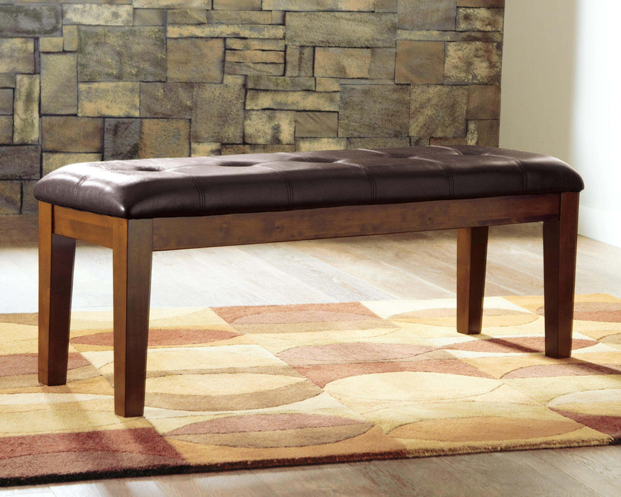 Signature Design Medium Brown Large UPH Dining Room Bench