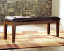 Signature Design Medium Brown Large UPH Dining Room Bench