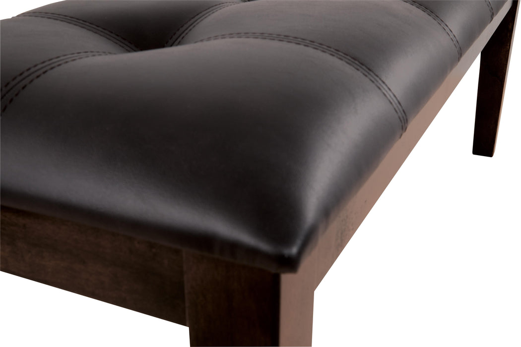 Signature Design Dark Brown Large UPH Dining Room Bench