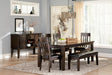 Signature Design Dark Brown Large UPH Dining Room Bench