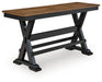 Signature Design Brown/Black Large Counter DRM Bench