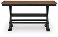 Signature Design Brown/Black Large Counter DRM Bench