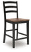 Signature Design Brown/Black Barstool (2/CN)