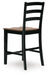 Signature Design Brown/Black Barstool (2/CN)