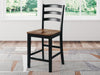 Signature Design Brown/Black Barstool (2/CN)