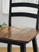 Signature Design Brown/Black Tall Swivel Barstool (2/CN)