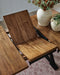 Signature Design Brown/Black DRM Counter Butterfly EXT TBL