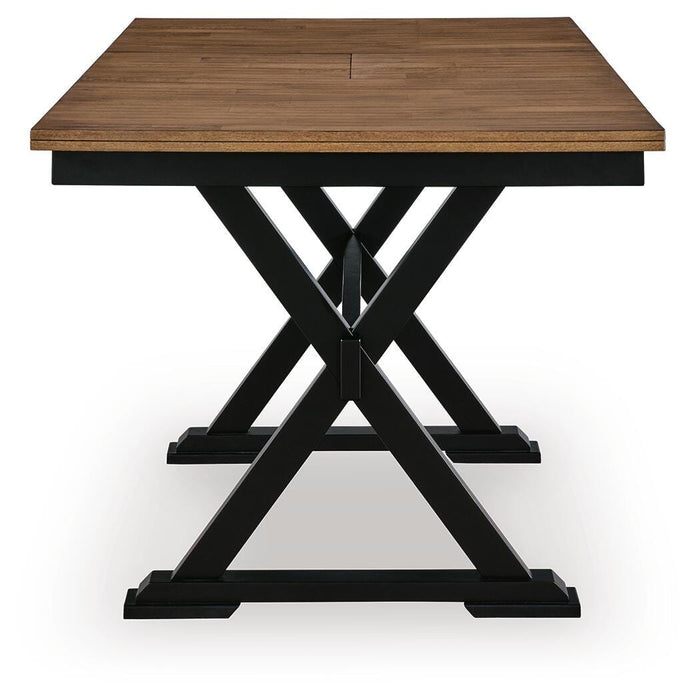 Signature Design Brown/Black DRM Counter Butterfly EXT TBL