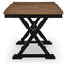 Signature Design Brown/Black DRM Counter Butterfly EXT TBL
